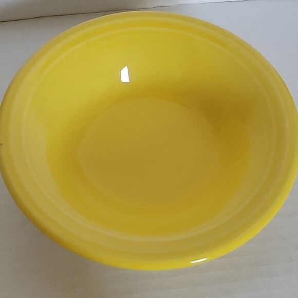 Fiestaware Fiesta Small Stacking Cereal Bowl Sunflower Yellow Ceramic 11 Oz - Picture 3 of 14